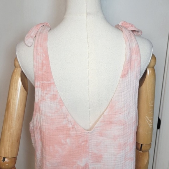 Show Me Your Mumu Tilda Romper Tie-Dye Cotton Gauze Size Small Resortwear Beach - Picture 6 of 9